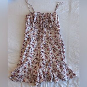 Floral Spaghetti Strap Romper
